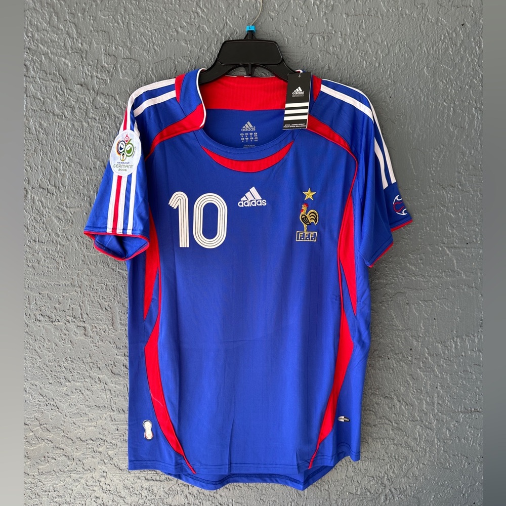 France Zidane Jersey Blue 2006